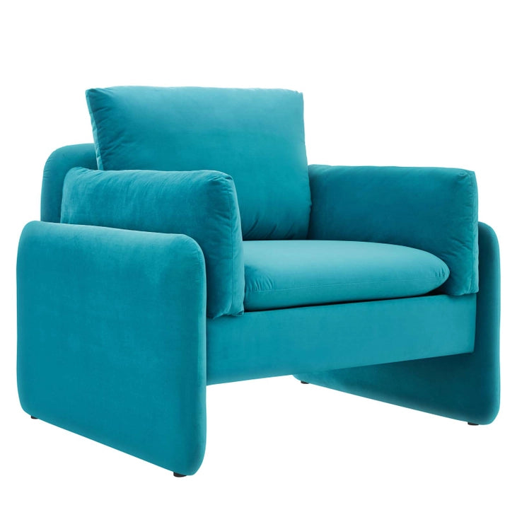 Indicate Performance Velvet Accent Chair