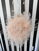 Xia Round Feather Handbag