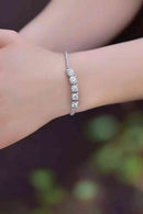 On The Town 5 Carat Moissanite Lobster Clasp Bracelet