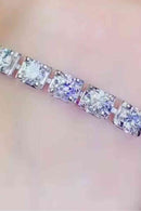 On The Town 5 Carat Moissanite Lobster Clasp Bracelet