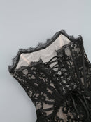 Franka Strapless Lace Corset Mini Dress - Ever Chic Fashions