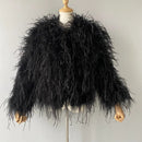 Mina Fluffy Feather Coat - Ever Chic Fashions