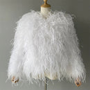 Mina Fluffy Feather Coat - Ever Chic Fashions