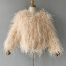 Mina Fluffy Feather Coat - Ever Chic Fashions