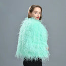 Mina Fluffy Feather Coat - Ever Chic Fashions