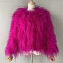 Mina Fluffy Feather Coat - Ever Chic Fashions