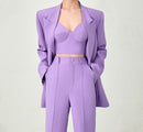 Siobhan Bralette, Blazer and Pant Set - Ever Chic Fashions