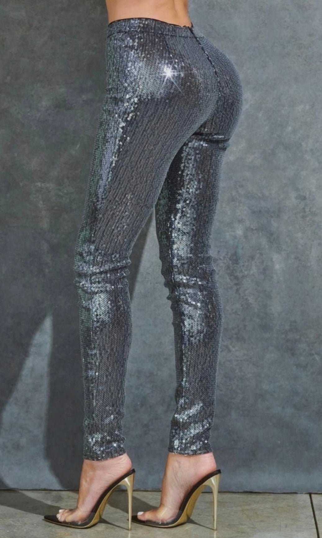 Tian Silver Sequin Pants - Ever Chic Fashions